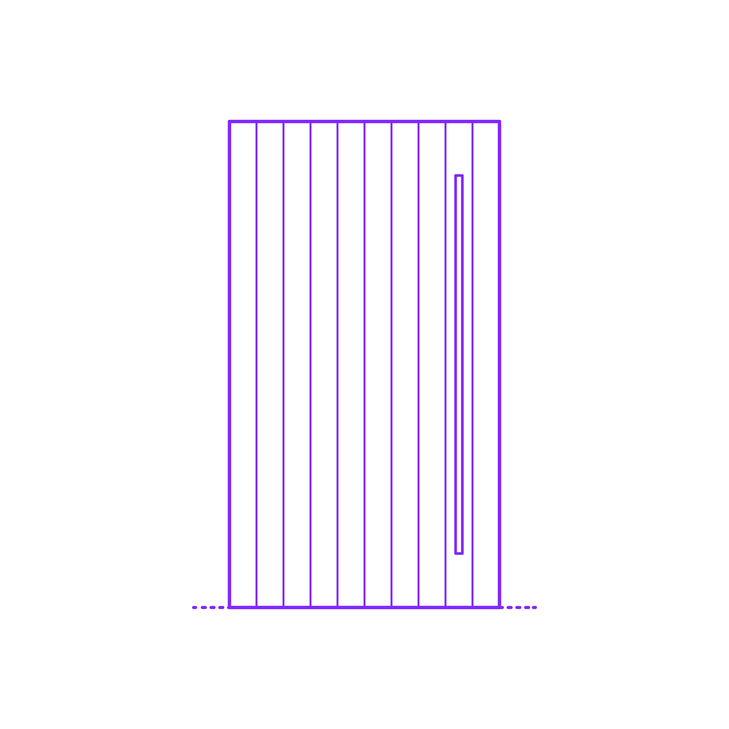 Buildings Pivot Doors Vertical Slats Stencil Svg Vector Free Vectors
